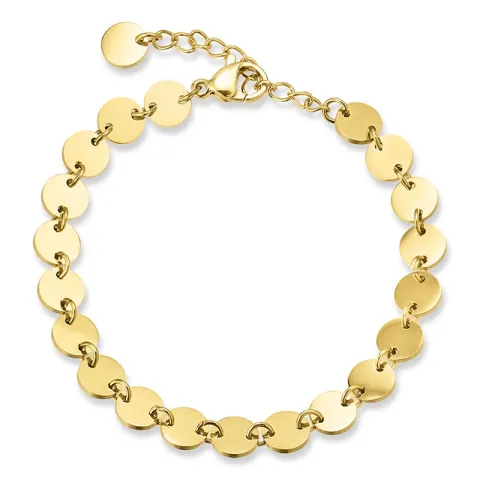 waterproof rond armband in verguld staal - OCEANA