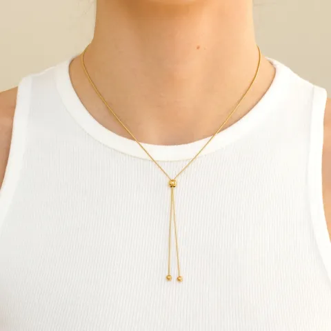 waterproof ketting in verguld staal - OCEANA
