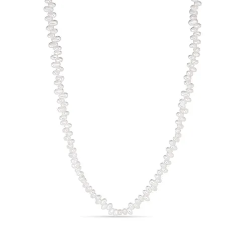 waterproof parel ketting in verguld staal - OCEANA