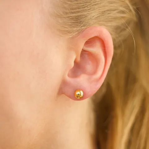 6 mm waterproof oorsteker in verguld staal - OCEANA