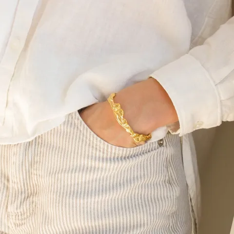 waterproof armband in verguld staal - OCEANA