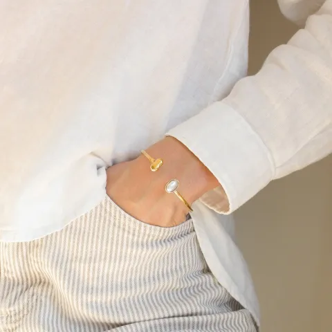 waterproof armband in verguld staal - OCEANA