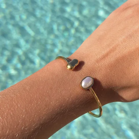 waterproof armband in verguld staal - OCEANA