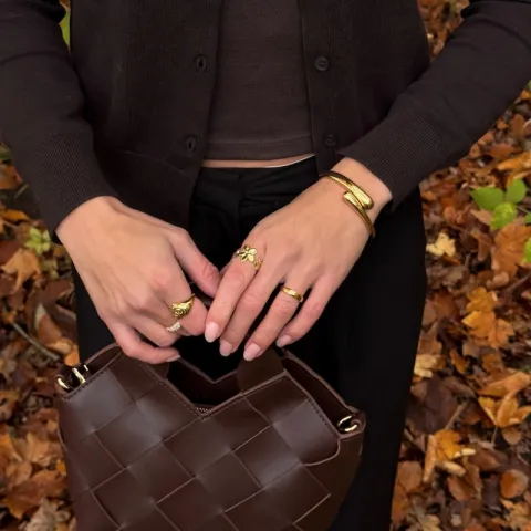 waterproof armband in verguld staal - OCEANA