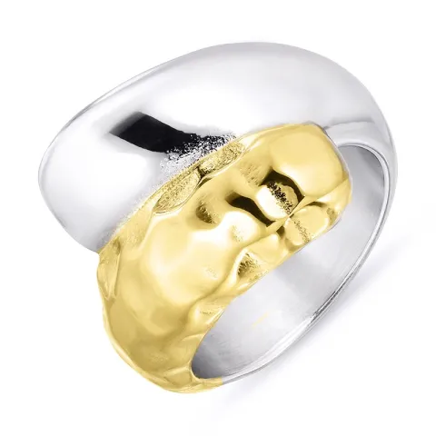 waterproof ring in verguld staal - OCEANA
