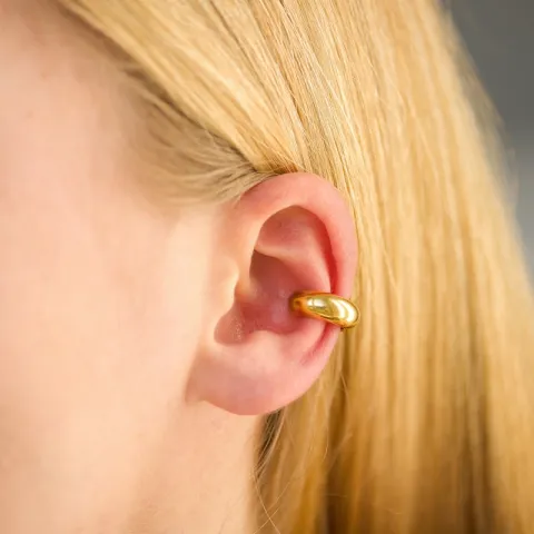waterproof ear cuff in verguld staal - OCEANA