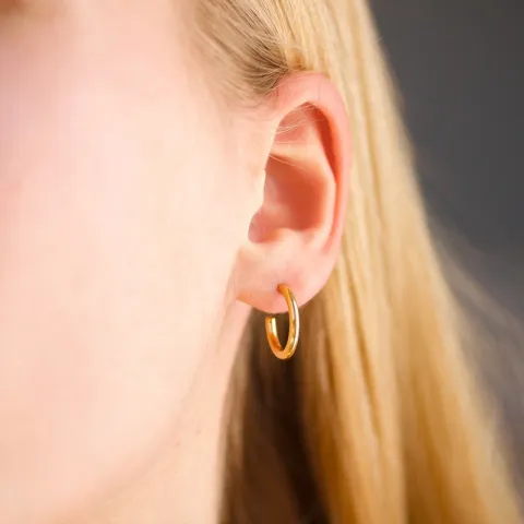 15 mm waterproof halfcreool in verguld staal - OCEANA