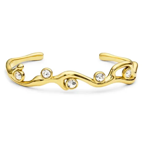 waterproof zirkoon armband in verguld staal - OCEANA