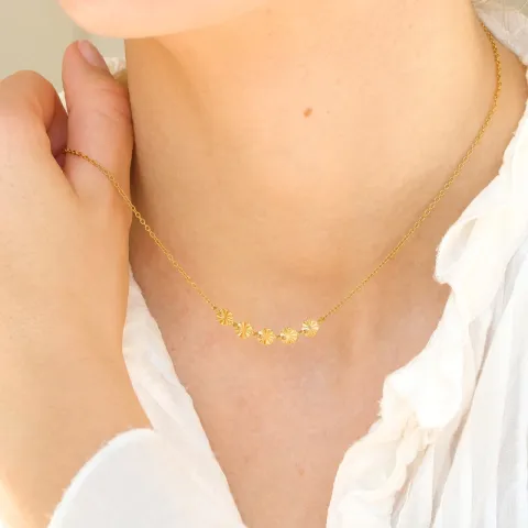 waterproof ketting in verguld staal - OCEANA