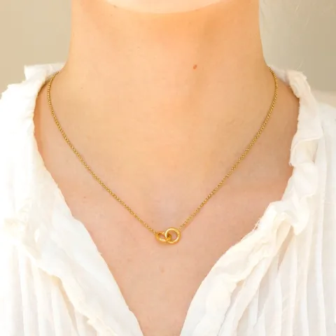 waterproof ketting in verguld staal - OCEANA