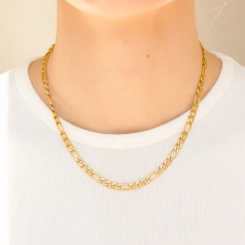 waterproof ketting in verguld staal - OCEANA