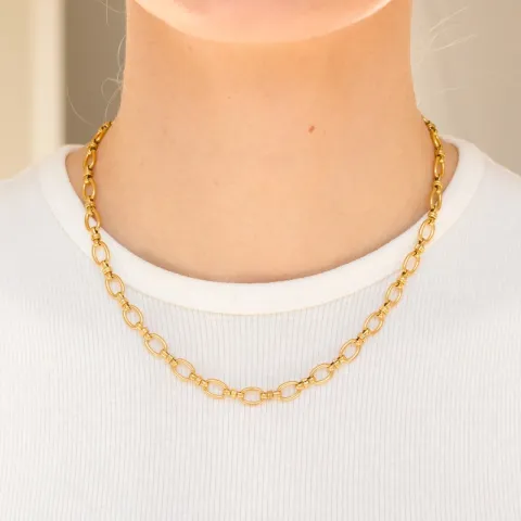waterproof ketting in verguld staal - OCEANA