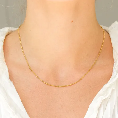 waterproof ketting in verguld staal - OCEANA