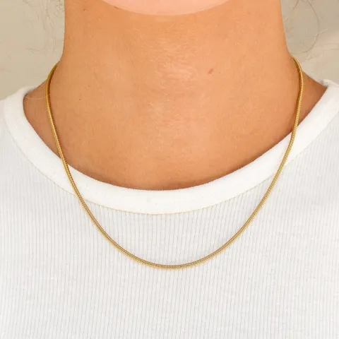 waterproof ketting in verguld staal - OCEANA