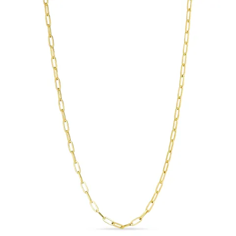 waterproof ketting in verguld staal 45 cm x 2 mm  - OCEANA