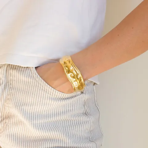 waterproof armband in verguld staal - OCEANA