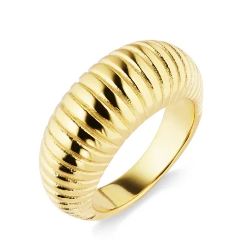 waterproof ring in verguld staal - OCEANA