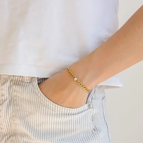 waterproof armband in verguld staal - OCEANA