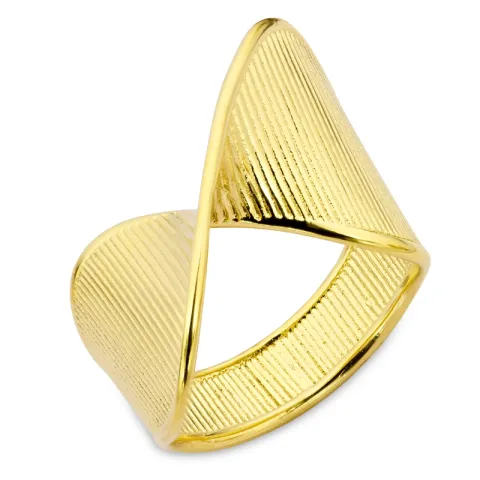 waterproof ring in verguld staal - OCEANA
