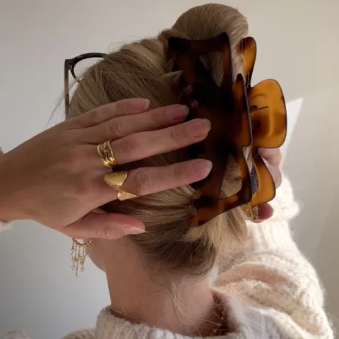 waterproof ring in verguld staal - OCEANA