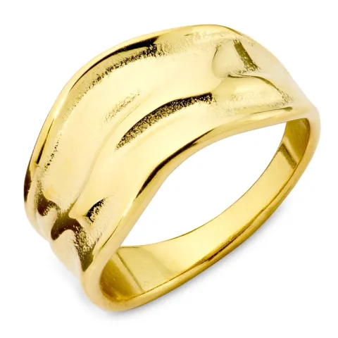waterproof ring in verguld staal - OCEANA