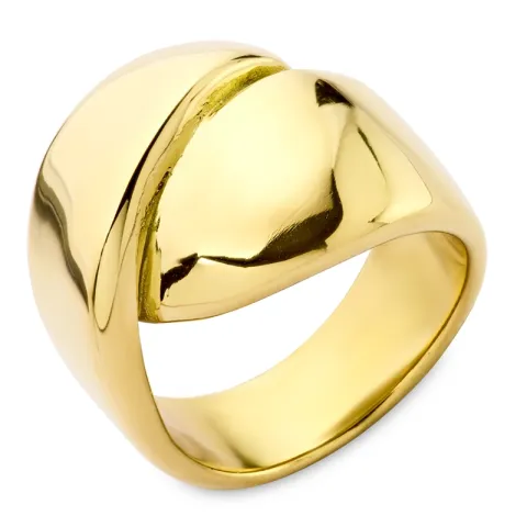 waterproof ring in verguld staal - OCEANA