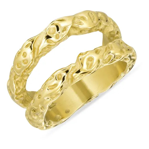 waterproof ring in verguld staal - OCEANA
