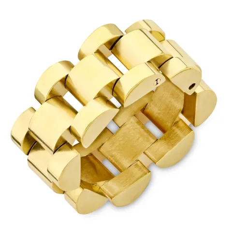 waterproof ring in verguld staal - OCEANA