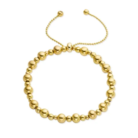 waterproof bolletje armband in verguld staal - OCEANA