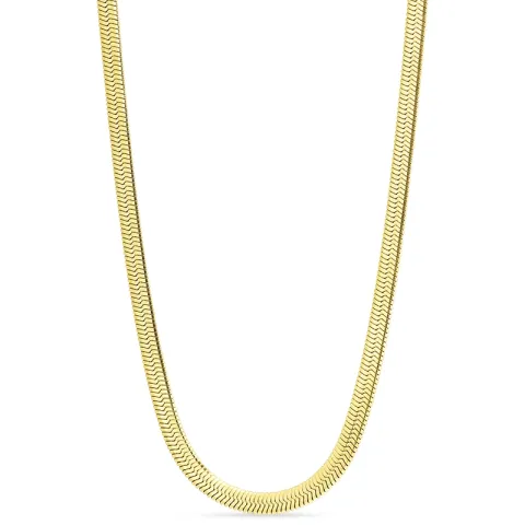 waterproof slangenketting in verguld staal 40 cm x 5 mm  - OCEANA