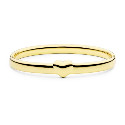 waterproof hart armband in verguld staal - OCEANA