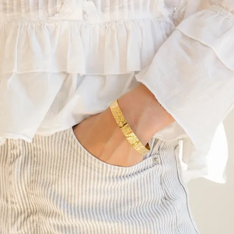 waterproof armband in verguld staal - OCEANA