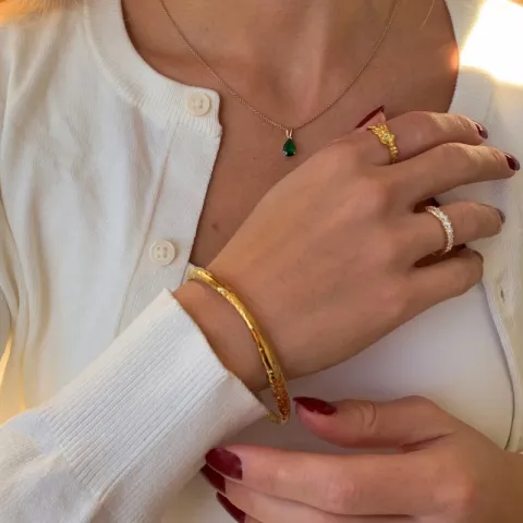 waterproof armband in verguld staal - OCEANA