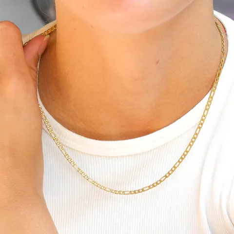 waterproof ketting in verguld staal - OCEANA