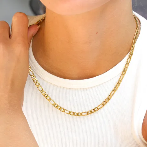 waterproof ketting in verguld staal - OCEANA