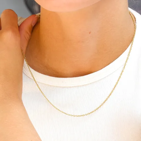 waterproof ketting in verguld staal - OCEANA
