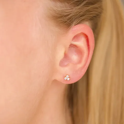 waterproof helix piercing in verguld staal - OCEANA