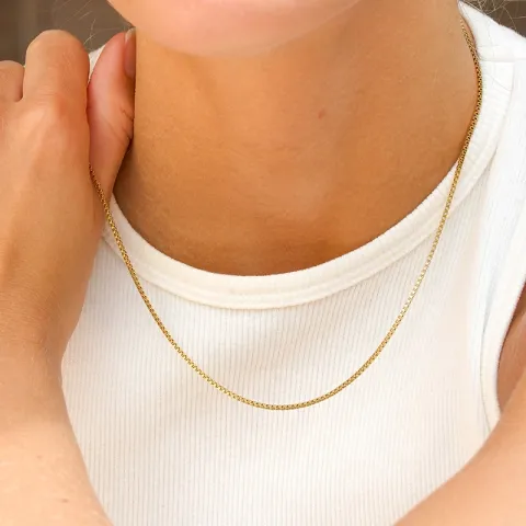 waterproof ketting in verguld staal - OCEANA