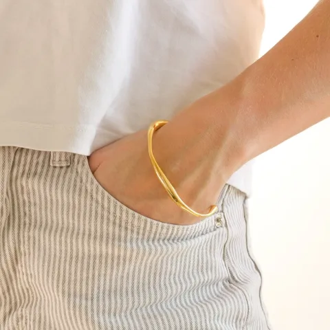 waterproof armband in verguld staal - OCEANA
