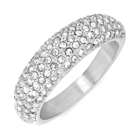 waterproof zirkoon ring in staal - OCEANA