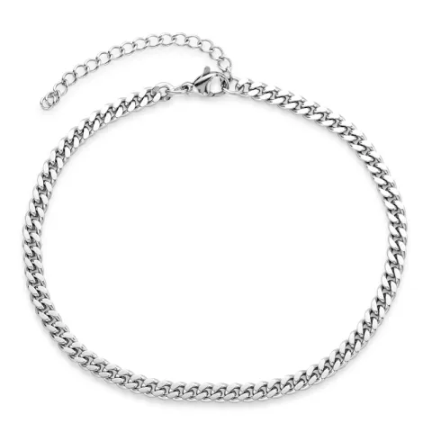 waterproof enkelbandje in staal 22 + 5 cm x 4,0 mm  - OCEANA
