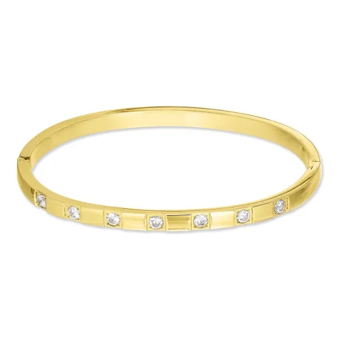 waterproof zirkoon armband in verguld staal - OCEANA