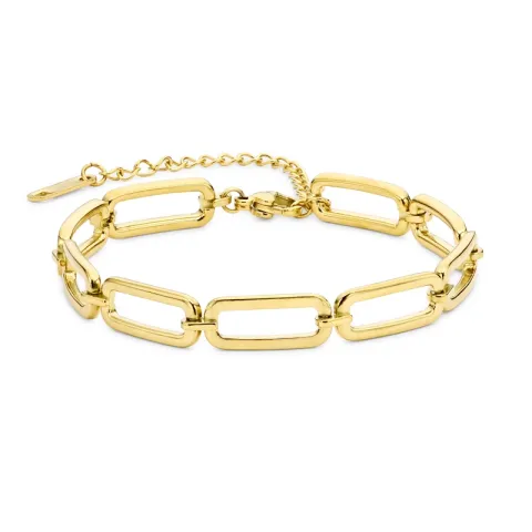 waterproof armband in verguld staal 16 + 5 cm x 7,0 mm  - OCEANA