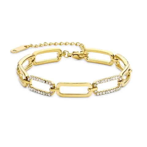 waterproof armband in verguld staal 16 + 5 cm x 7,0 mm  - OCEANA