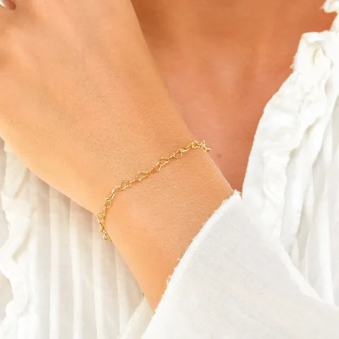 hart armband in verguld staal - OCEANA