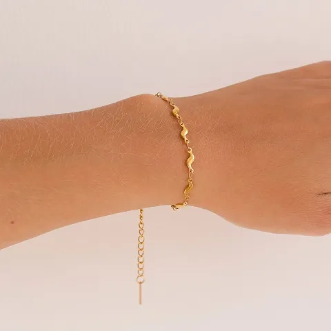 waterproof armband in verguld staal - OCEANA