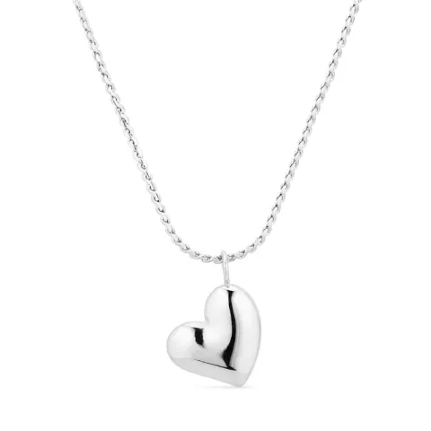waterproof hart ketting in staal - OCEANA