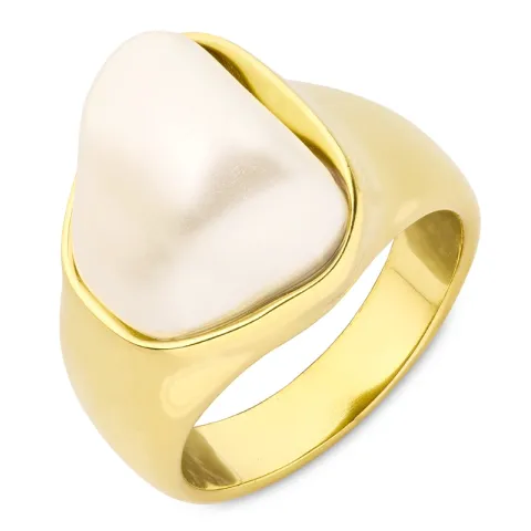 waterproof ring in verguld staal - OCEANA