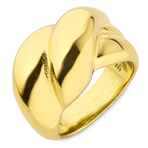 waterproof ring in verguld staal - OCEANA