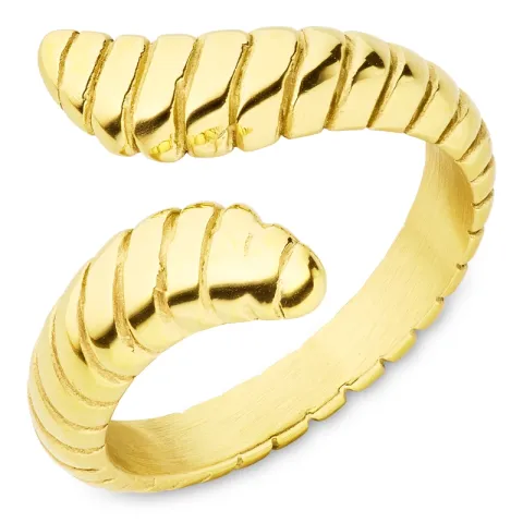 waterproof ring in verguld staal - OCEANA